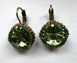 Oorhangers groen strass, Dimitriadis