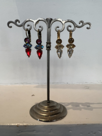 Oorhangers, gold plated Art Wear Dimitriadis