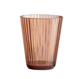 Beker 300ml terracotta , set 2 stuks