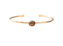 Armband Moonlight Tiger Eye, verguld, a Beautiful Story