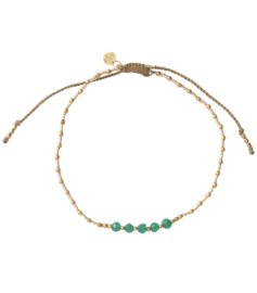 Confetti Aventurine Gold Anklet, A Beautiful Story