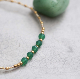 Confetti Aventurine Gold Anklet, A Beautiful Story