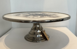 Oud taartplateu op voet