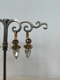 Oorhangers, gold plated Art Wear Dimitriadis