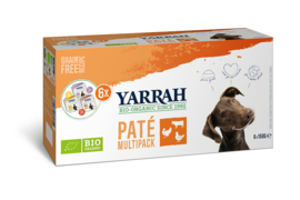 Yarrah Biologisch Natvoer voor Honden Multipack Paté