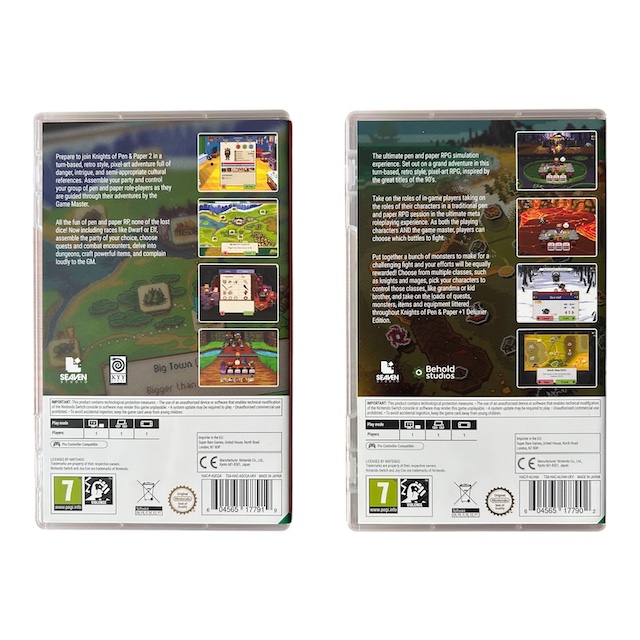 Knights Of Pen And Paper Double Pack (SRG #11/#12) (SWITCH) (TWEEDEHANDS)