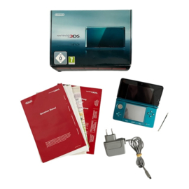 Nintendo 3DS Aqua Blue (BOXED) (3DS) (TWEEDEHANDS)