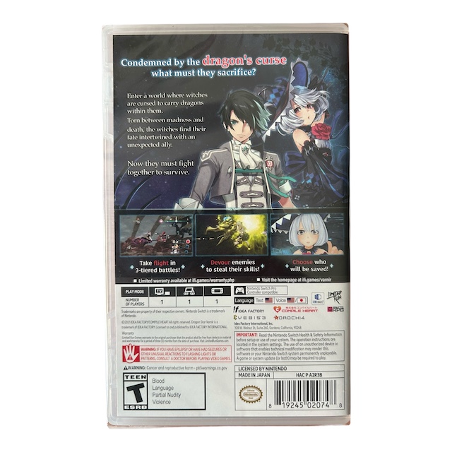 Dragon Star Varnir (SWITCH) (NIEUW)