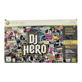 DJ Hero + Draaitafel (BOXED) (GAME SEALED) (XBOX 360) (TWEEDEHANDS)