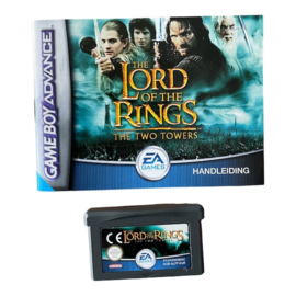 The Lord Of The Rings The Two Towers - EUR (Losse Cassette + Boekje) (GBA)