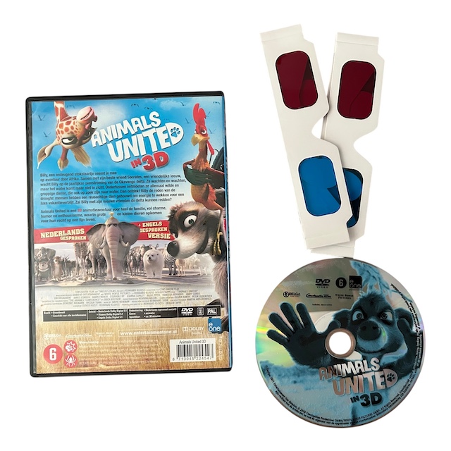 Animals United In 3D + Brillen (DVD) (TWEEDEHANDS)
