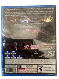 Streets of Rage 4 (LRG #322) (Reversible Cover Bare Knuckle IV) (PS4) (NIEUW)