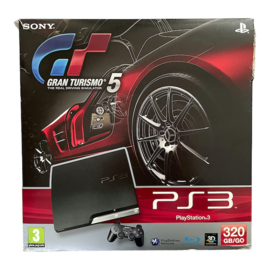 Playstation 3 Slim 320GB (Gran Turismo 5 Limited Edition Bundel) ( BOXED) (420) (PS3) (TWEEDEHANDS)