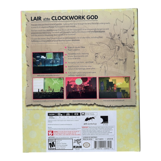 Lair of the Clockwork God Collector's Edition (LRG #133) (SWITCH) (NIEUW)