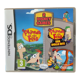 Phineas And Ferb / Phineas And Ferb Een Dolle Rit 2 Disney Games - EUR (DS) (TWEEDEHANDS)