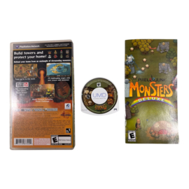 Pixel Junk Monsters Deluxe (USA) (PSP) (TWEEDEHANDS)