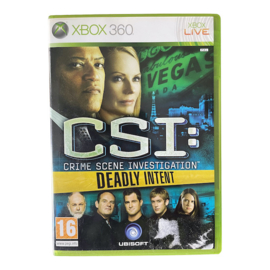 CSI: Crime Scene Investigation: Deadly Intent (GEEN BOEKJE) (XBOX 360) (TWEEDEHANDS)