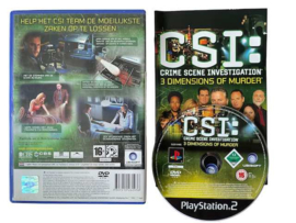 CSI: Crime Scene Investigation 3 Dimensions Of Murder (PS2) (TWEEDEHANDS)