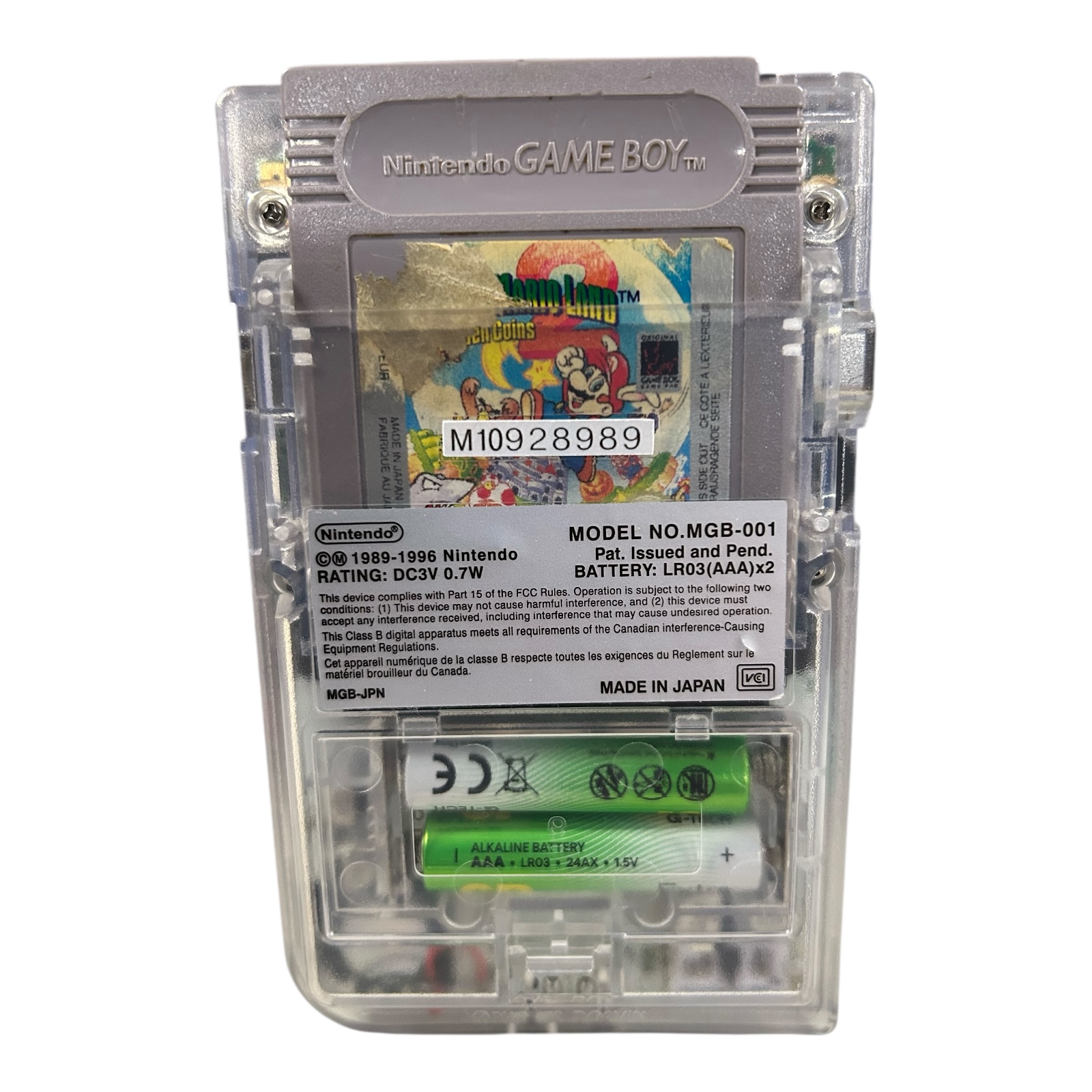 GameBoy Pocket Transparent IPS Screen (GB CLASSIC)