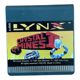 Crystal Mines II (Losse Cassette) (Atari Lynx) (TWEEDEHANDS)