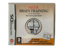 Meer Brain Training van DR. Kawashima (Hoe Oud Is Je Brein?) - EUR (NL COVER) (DS) (TWEEDEHANDS)