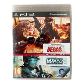 Tom Clancy's Rainbow Six Vegas 2 Complete Edition + Tom Clancy's Ghost Recon Advanced Warfighter 2 (PS3) (TWEEDEHANDS)