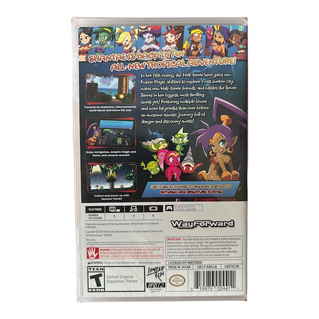 Shantae And The Seven Sirens (LRG #072) (SWITCH) (NIEUW)