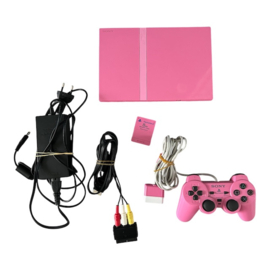 Playstation 2 Slim Pink (Roze) + Controller & Memory Card (PS2) (TWEEDEHANDS)