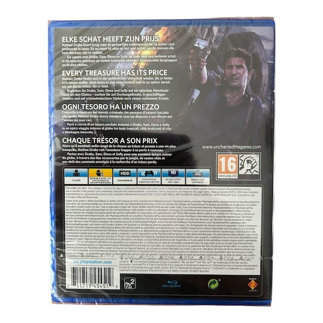 Uncharted 4 a Thief's End (PS4) (NIEUW)