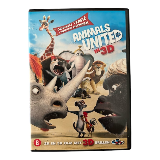 Animals United In 3D + Brillen (DVD) (TWEEDEHANDS)