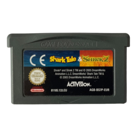 Shark Tale & Shrek 2 - EUR (Losse Cassette) (GBA)