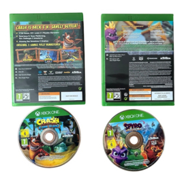 Spyro Reignited Trilogy + Crash Bandicoot N Sane Trilogy Game Bundle (XBOX ONE) (TWEEDEHANDS)