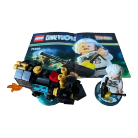 Back To The Future Doc Brown - LEGO Dimensions  Fun Pack 71230 (TWEEDEHANDS)