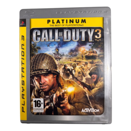 Call Of Duty 3 (Platinum) (Met Normale CD) (PS3) (TWEEDEHANDS)