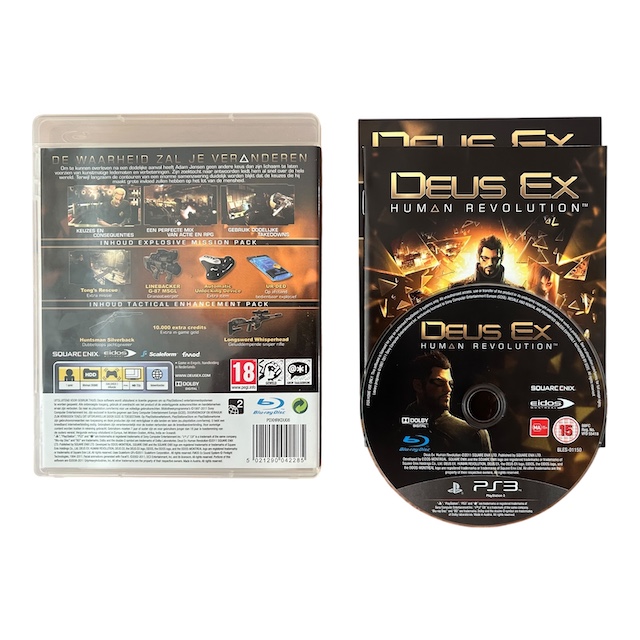 Deus Ex Human Revolution (Benelux Edition Cover) (PS3) (TWEEDEHANDS)