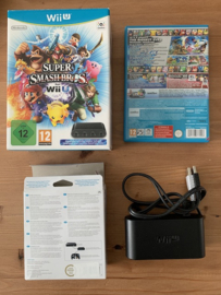 Super Smash Bros For Wii U + Gamecube Controller Adapter For Wii U (NINTENDO WII U) (TWEEDEHANDS)