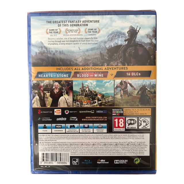 The Witcher 3 Wild Hunt (Game Of The Year Edition) (PS4) (NIEUW)