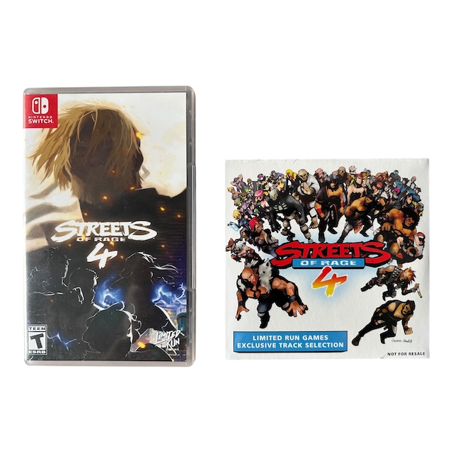 Streets Of Rage 4 + Soundtrack (LRG #065) (SWITCH) (TWEEDEHANDS)
