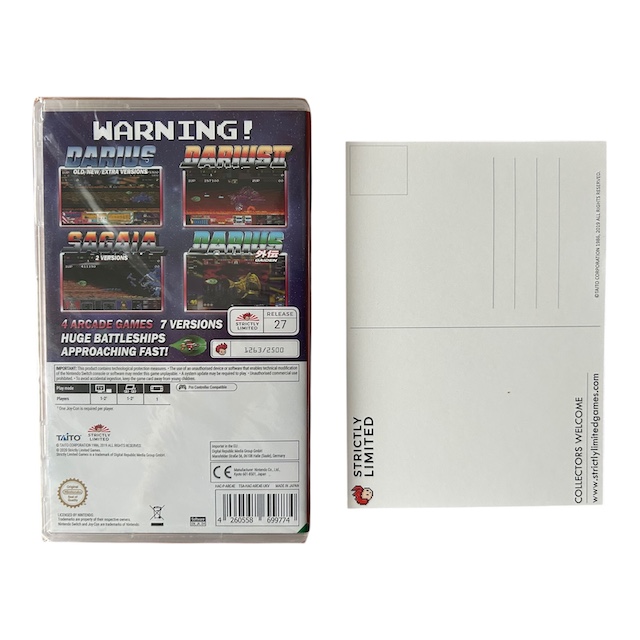 Darius Cozmic Collection Arcade + Pastcards (SLG #27) (SWITCH) (NIEUW)