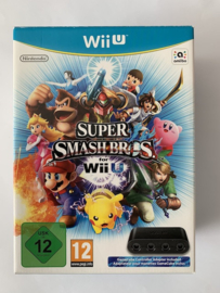 Super Smash Bros For Wii U + Gamecube Controller Adapter For Wii U (NINTENDO WII U) (TWEEDEHANDS)