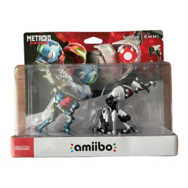 Metroid Dread Amiibo Double Set (Samus + E.M.M.I) (NIEUW)