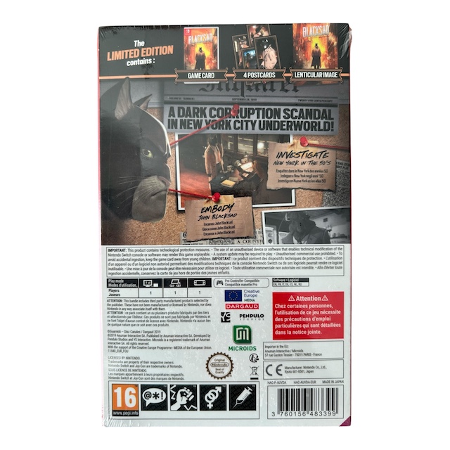 Blacksad: Under the Skin (Limited Edition) (SWITCH) (NIEUW)