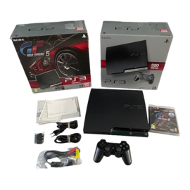 Playstation 3 Slim 320GB (Gran Turismo 5 Limited Edition Bundel) ( BOXED) (420) (PS3) (TWEEDEHANDS)