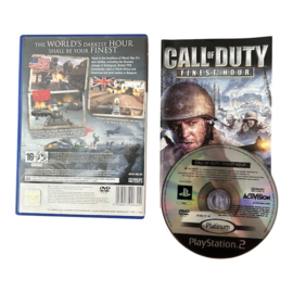 Call Of Duty Finest Hour (MET PLATINUM CD) (PS2) (TWEEDEHANDS)