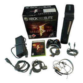 Xbox 360 Elite Resident Evil 5 Limited Edition Black (BOXED) (XBOX 360) (TWEEDEHANDS)