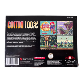 Cotton 100% (PAL) (SLG) (NINTENDO SNES) (NIEUW)
