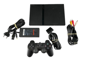 Playstation 2 Slim + Originele Controller (PS2) (TWEEDEHANDS)