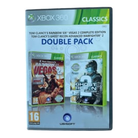 Double Pack Tom Clancy's Rainbow Six Vegas 2 Complete Edition + Tom Clancy's Ghost Recon Advanced Warfighter 2 Classics (XBOX 360) (TWEEDEHANDS)