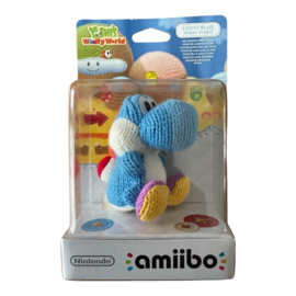 Light Blue Yarn Yoshi Amiibo (NIEUW)