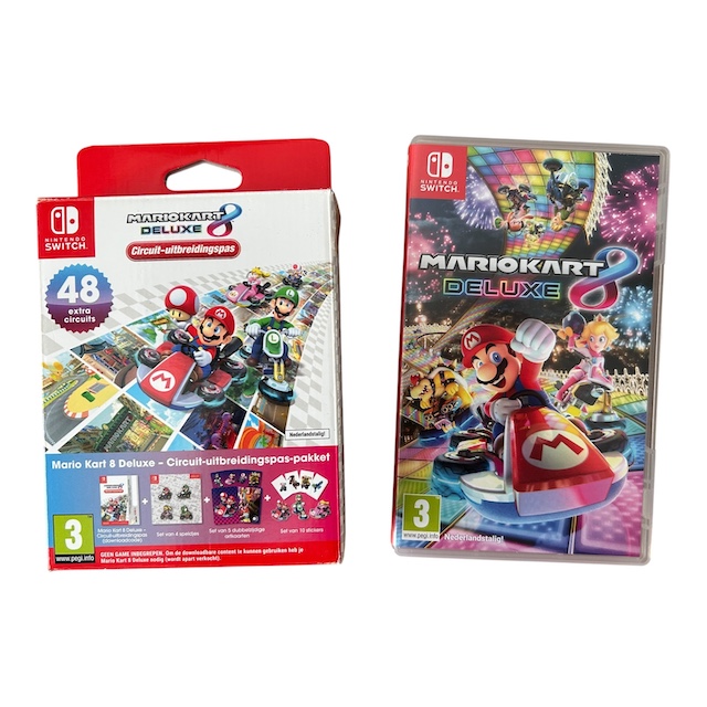 Mario Kart 8 Deluxe + Extra's (Code Used) (SWITCH) (TWEEDEHANDS)